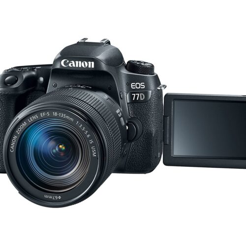 Canon EOS 77D DSLR Camera with EF-S 18-135mm USM Lens