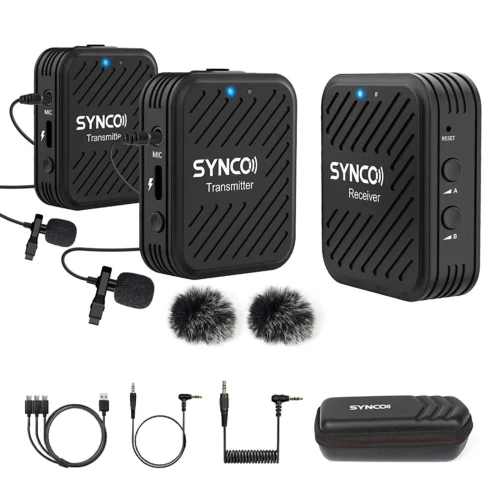 SYNCO (G1 A2) 2-Person Digital Wireless Microphone System (2.4 GHz)