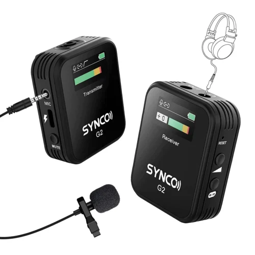 SYNCO G2(A1), 2.4G Wireless Microphone System with Display
