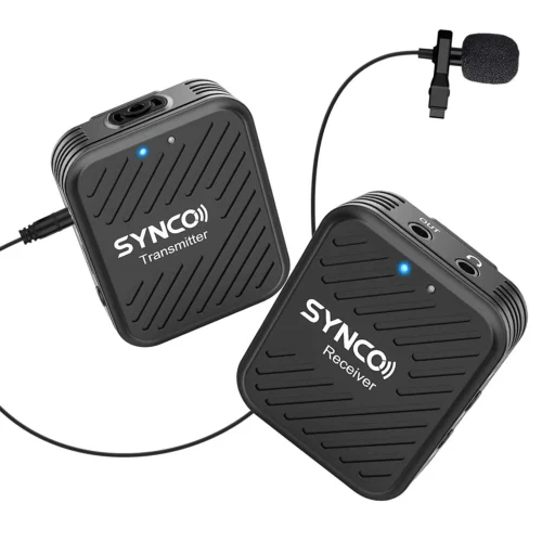 SYNCO (WAir-G1-A1) Ultracompact Digital Wireless Microphone System for Mirrorless/DSLR Cameras (2.4 GHz)