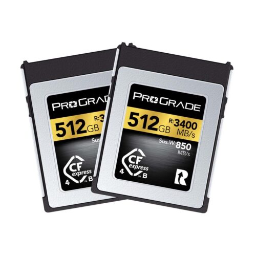 ProGrade Digital 512GB CFexpress Type B 4.0 Memory Card Gold / 3400 MB/s / 2 Pack