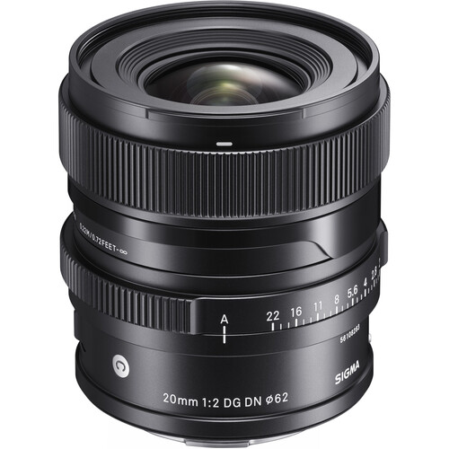 SIGMA 20MM F/2 DG DN CONTEMPORARY LENS FOR LEICA L