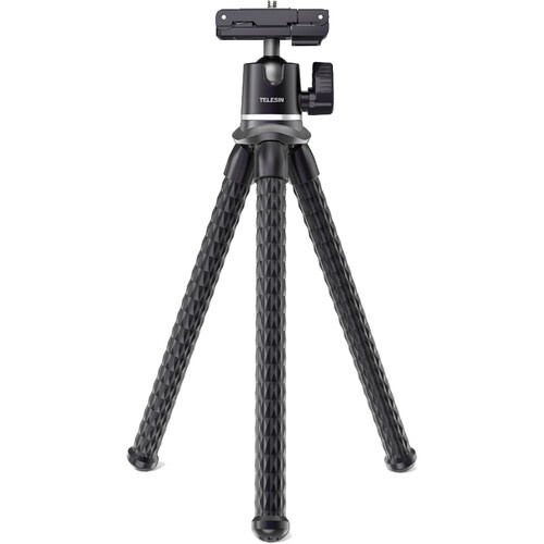 TELESIN Flexible Octopus Tripod with 2-in-1 Mount