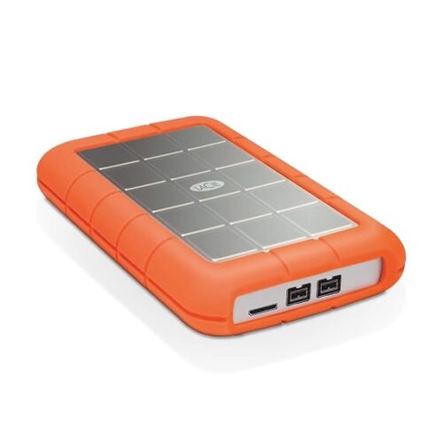 LaCie Rugged Triple 1TB External Hard Drive (Orange)