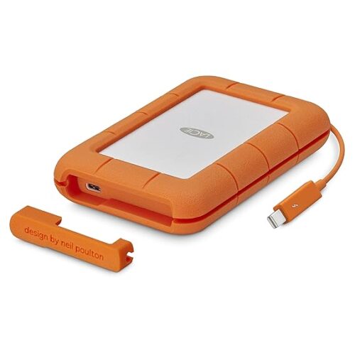 LaCie Rugged Mini 4TB External HDD | Orange – USB 3.0