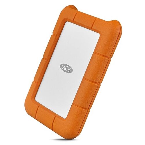 LaCie Rugged USB-C 5TB Portable External Hard Drive USB 3.0