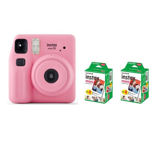 Fujifilm Instax Mini SE Joy Pack Instant Camera Pink