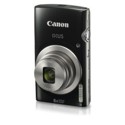 Canon IXUS 185 20MP Digital Camera with 8x Optical Zoom (Black)