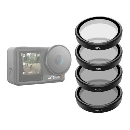 TELESIN CPL+ND8/16/32 Filter Set for DJI ACTION 3 AND 4