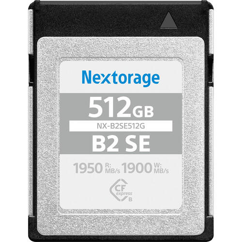 Nextorage 512GB NX-B2SE Series CFexpress 2.0 Type B Memory Card