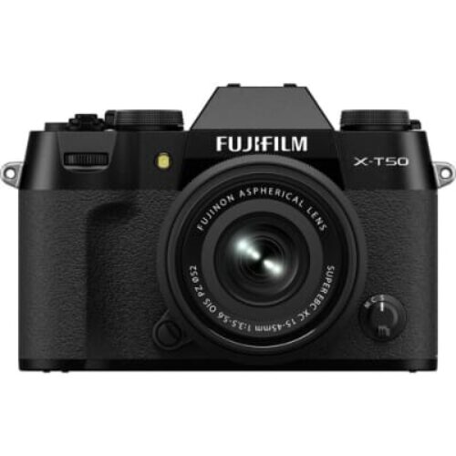 FUJIFILM X-T50 MIRRORLESS CAMERA WITH XF 16-50MM F/2.8-4.8 LENS (BLACK)