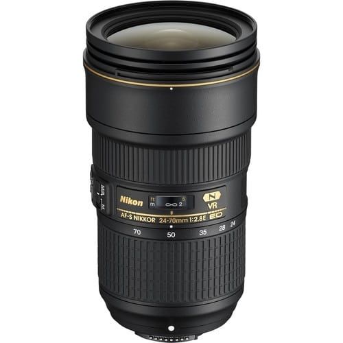 NIKON AF-S 24-70MM F/2.8E ED VR LENS Unboxed