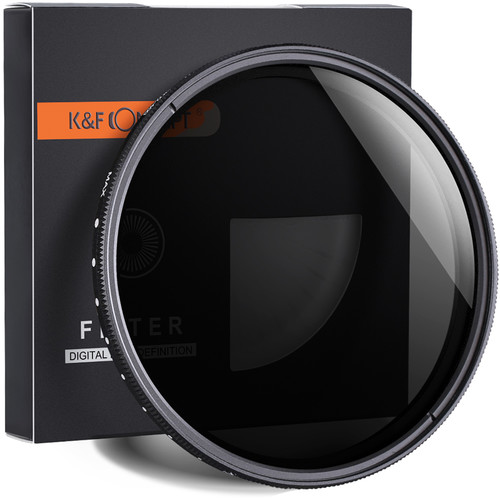 K&F Concept 58mm Variable Fader ND2-ND400 Filter