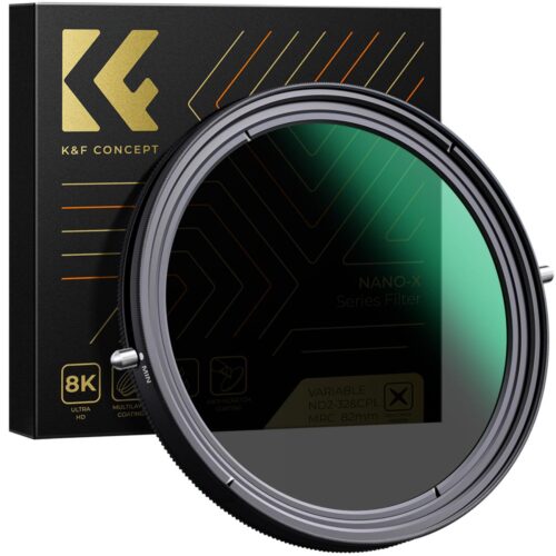 K&F Concept 82mm Nano-X Series Variable ND2-ND32 & CPL 2-in-1 Filter