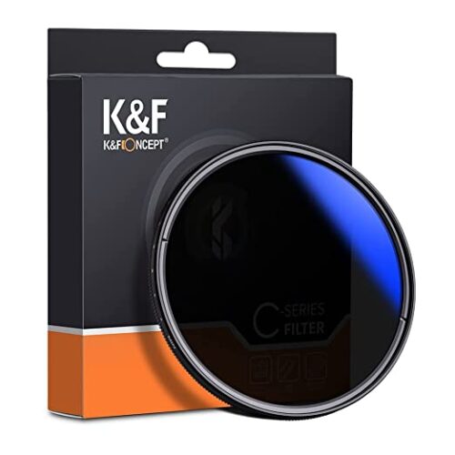 K&F Concept 72mm ND2 to ND400 Variable Neutral Density Filter Slim ND Fader ND2-400 Optical Glass