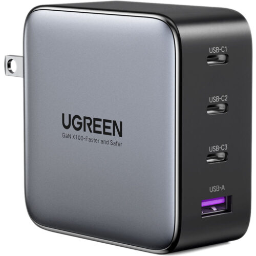 Ugreen CD226 Nexode 100W 4-Port Pd Gan Fast Charger (Space Gray)