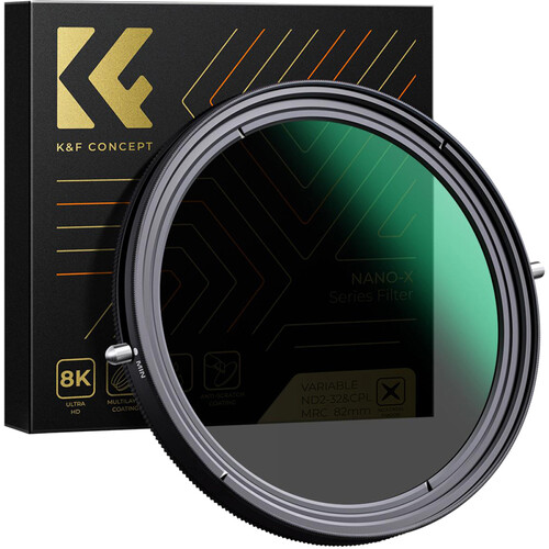 K&F Concept 52mm Nano-X Series Variable ND2-ND32 & CPL 2-in-1 Filter 1-5 Stop