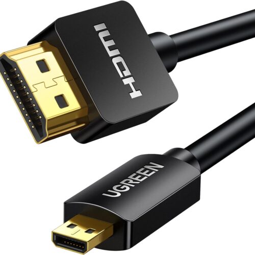 Ugreen HD127 Micro Hdmi To Hdmi Cable 2M (Black)-30103