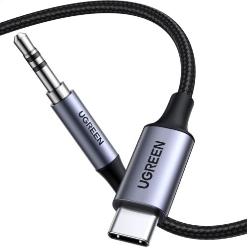 Ugreen CM450 Usb-C Male To 3.5Mm Male Audio Cable With Chip 1M-20192