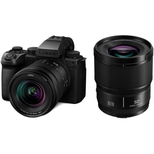 Panasonic Lumix S5IIX Mirrorless Camera with 20-60mm Lens and 50mm Lens