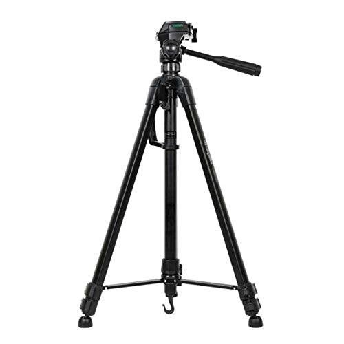 Digitek (DTR-550 LT) (65 Inch) Lightweight Tripod (Maximum Load up to 5kg), 5.57 Feet Tall for Digital SLR & Video Cameras, Made Aluminium Material