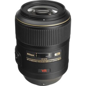 Nikon 105mm AF-S VR 105 f/2.8G IF-ED Micro Prime Lens for Nikon Digital SLR Camera (Black) UNBOXED