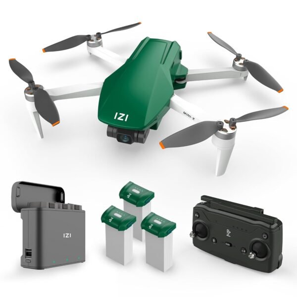 IZI Mini X Nano Fly More 4K Combo Drone - UHD 20MP, 93-min Flight, GPS