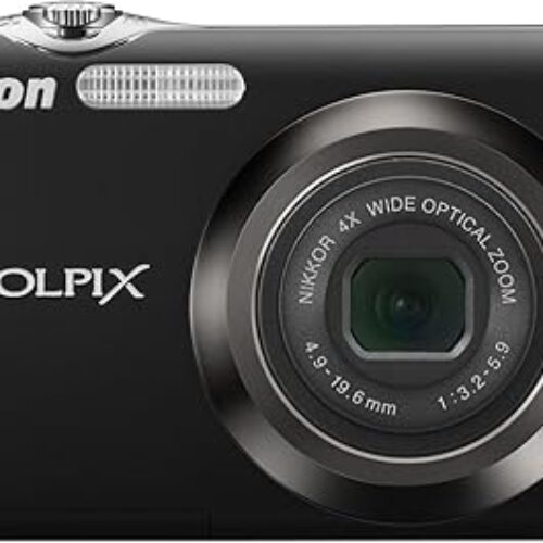 Nikon S3000 Digital Camera – Black (12MP, 2.7 inch LCD, 4x wide Optical Zoom)