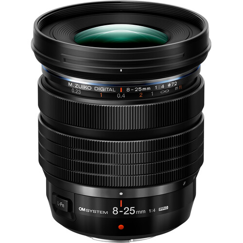 OM SYSTEM M.Zuiko Digital ED 8-25mm F4.0 PRO Lens for Micro Four Thirds