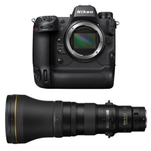 Nikon Z9 Mirrorless Camera Body With Nikon Z 800mm f/6.3 VR S Lens Wildlife Kit Open Box