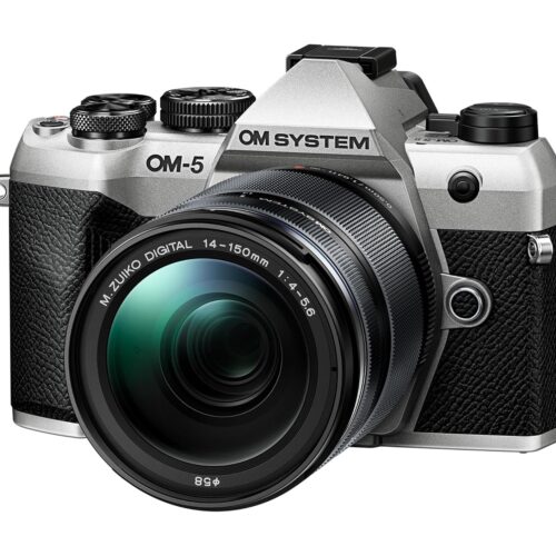 OM SYSTEM OM-5 Mark II Camera with 14-150mm f/4-5.6 II Lens – Silver